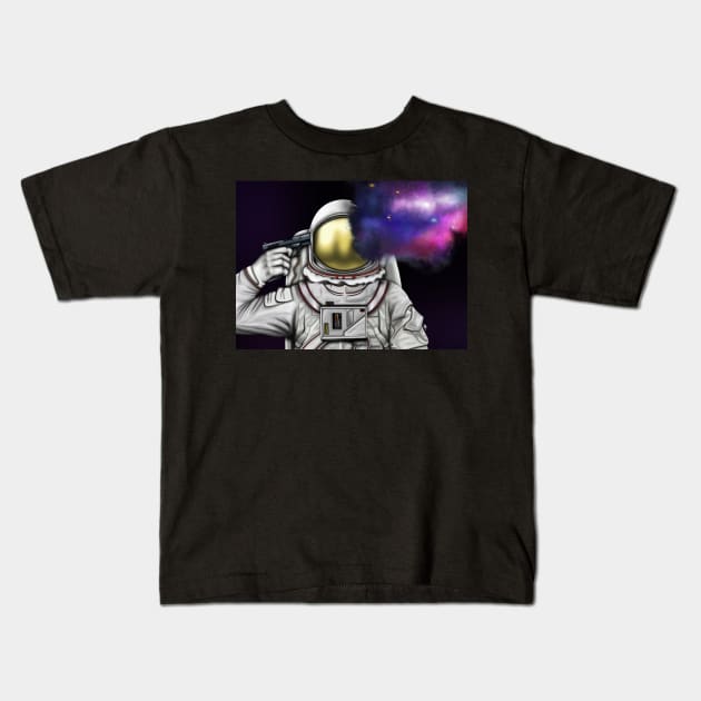 Mind Blown Kids T-Shirt by KayyArkham